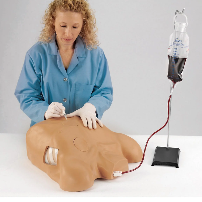 将图片载入画廊查看器,带胸管和气胸的心包穿刺模拟器