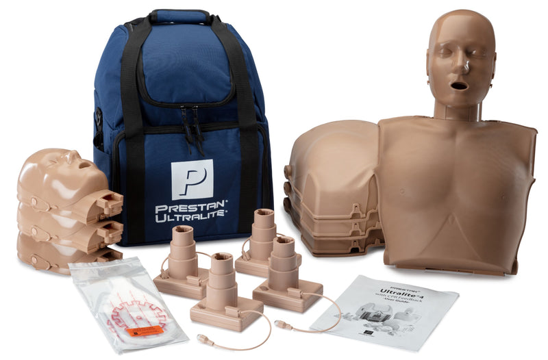 Cargar imagen en el visor de la Galería, Kit de diversidad de 4 maniquíes Prestan Ultralite sin retroalimentación de RCP