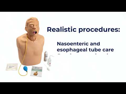 Load and play video in Gallery viewer, Life/form® NG Tube & Trach Skills Simulator