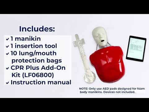 Load and play video in Gallery viewer, Basic Buddy®+ Powered by Heartisense® CPR Manikin