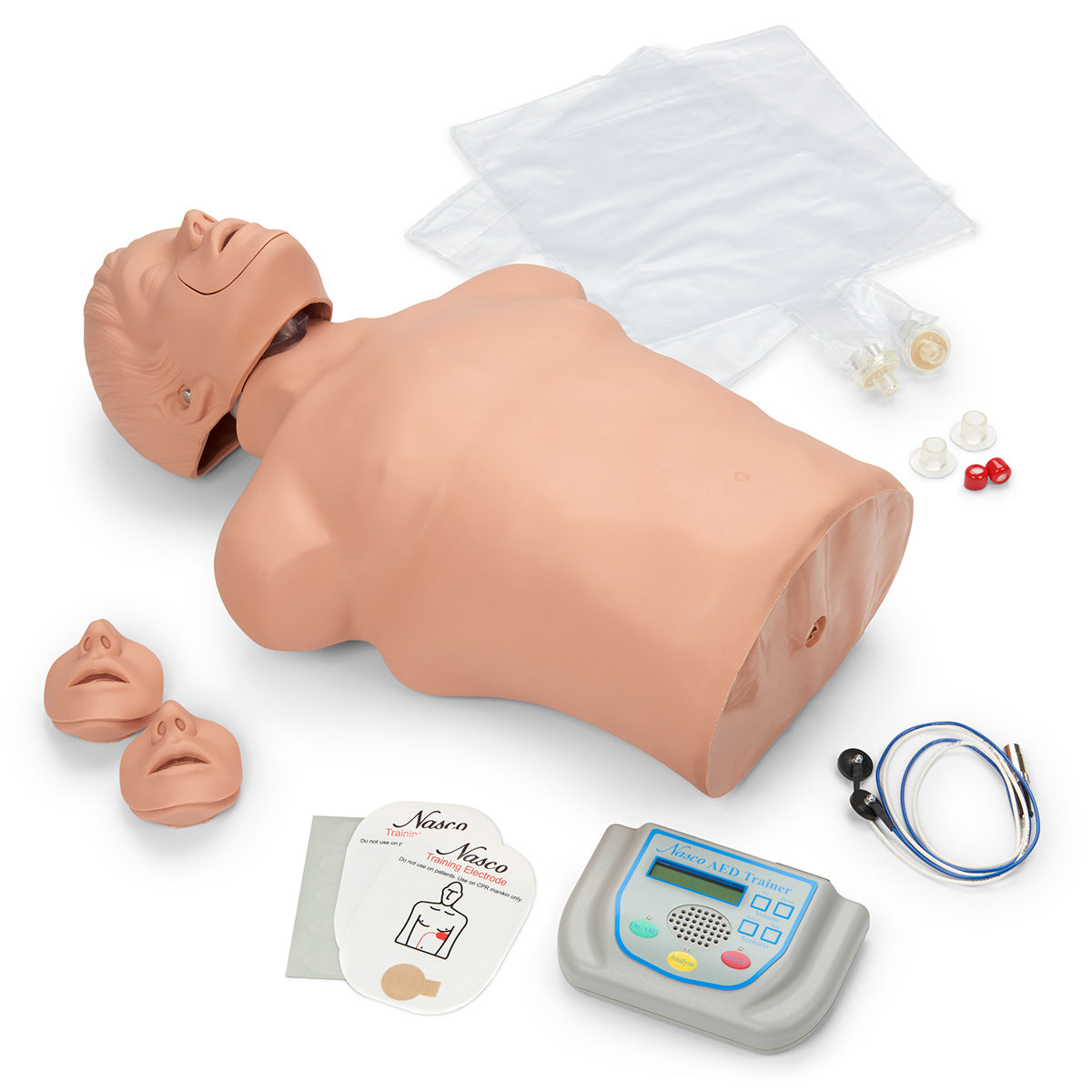 Life/form® AED Trainer with Brad CPR Manikin [SKU: LF03741