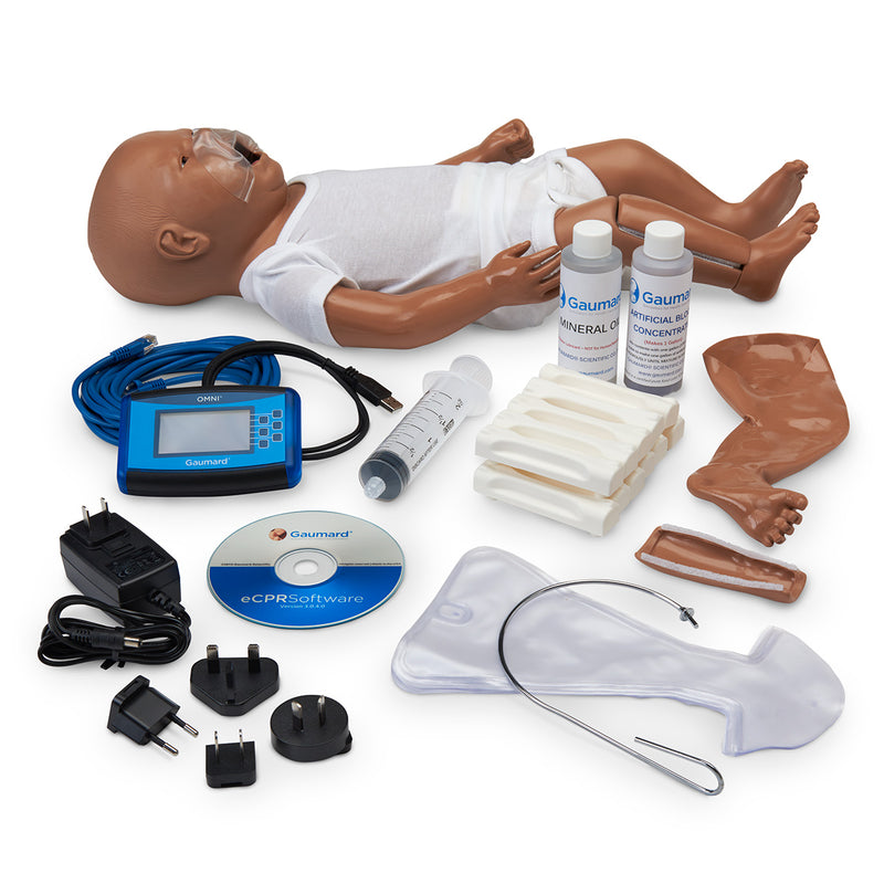 Load image into Gallery viewer, Gaumard® Advanced Susie® and Simon® Newborn CPR Torso with OMNI® Code Blue® Pack - Light