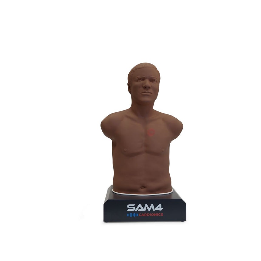 Maniquí de auscultación SAM4 Plus, oscuro [SKU: 1025099]