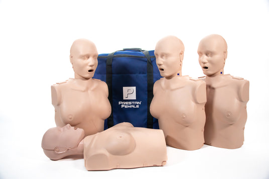 Prestan Professional Adult Female Manikin with CPR Feedback, 4-Pack (Medium Skin) [SKU: PR00027M]