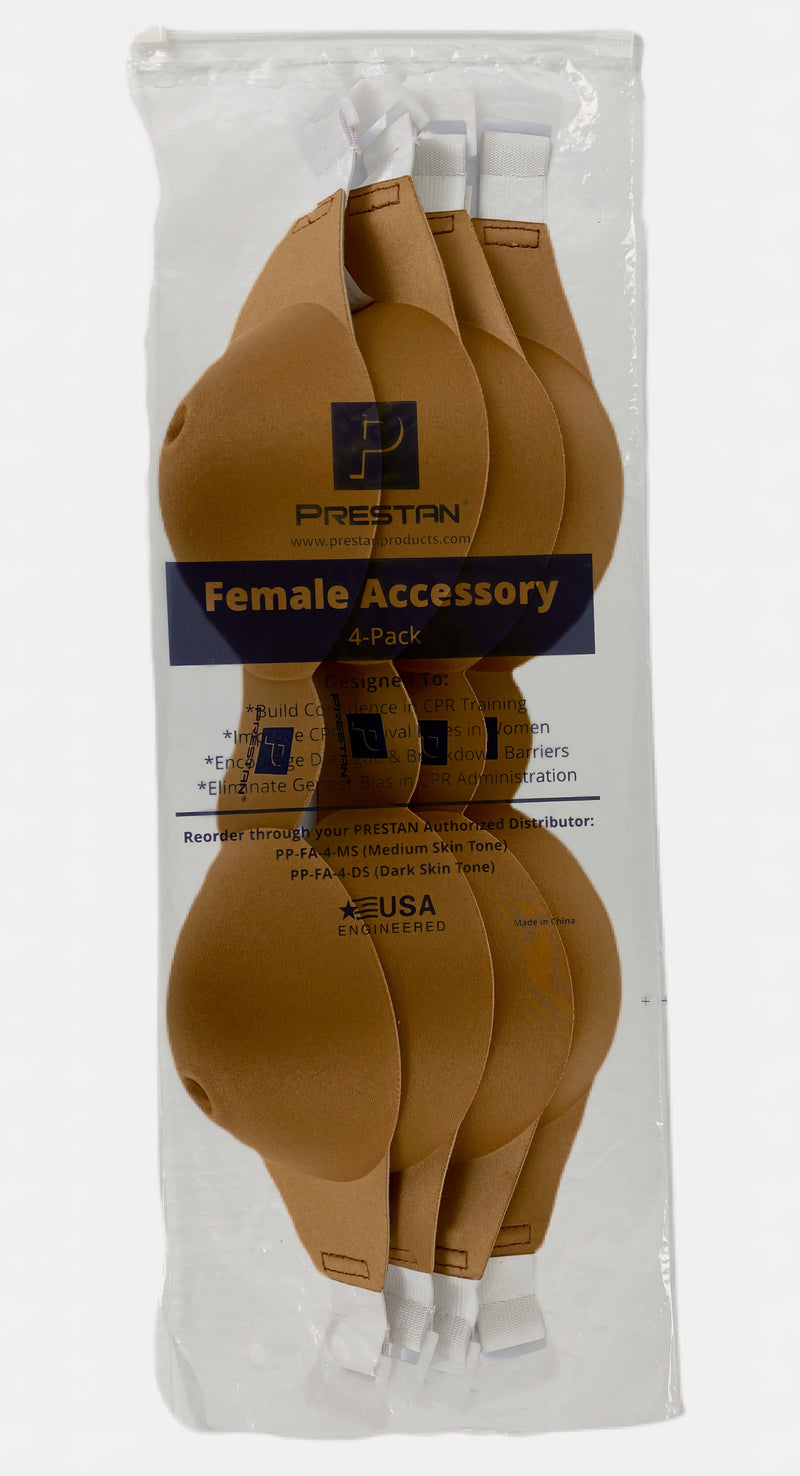 تحميل الصورة في عارض المعرض، Prestan Female Accessory, Dark Skin, 4-Pack [SKU: PR00049D]
