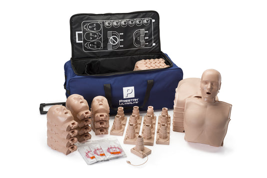 Prestan Ultralite Manikin with CPR Feedback, 12-Pack (Medium Skin) [SKU: PR00041M]