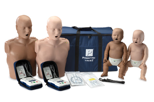 Prestan TAKE2 Kit with CPR Feedback (Dark Skin) - English/French [SKU: PR00069D]