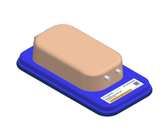 Ultrasound Simulator with 2 Central Lines