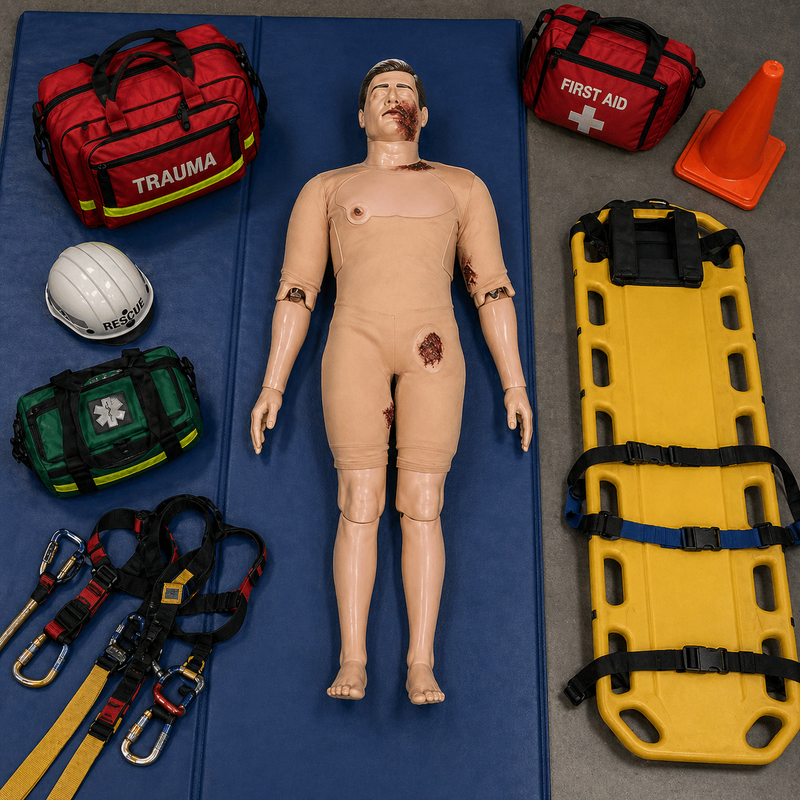 Załaduj obraz do przeglądarki galerii, CCRR Casualty Care Rescue Randy z podstawowym BPS
