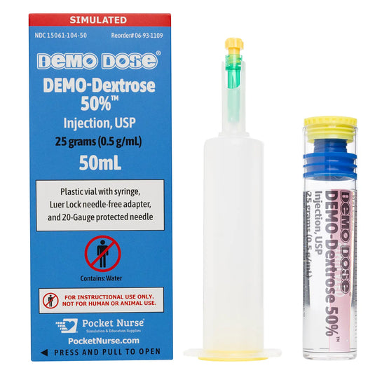 Demo Dose® Seringa Pré-preenchida - Dextrose 50% (50 ml)
