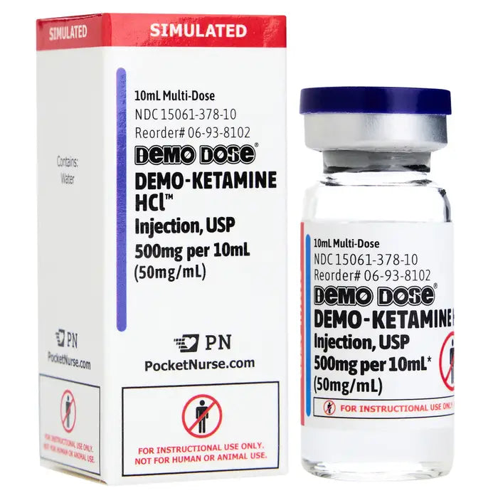 Load image into Gallery viewer, Demo Dose® Ketamine HCl Injection - 10 ml 50mg/mL
