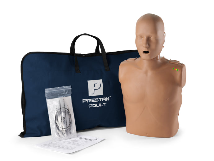 Prestan Professional Adult Manikin with CPR Feedback (Dark Skin) [SKU: PR00007D]