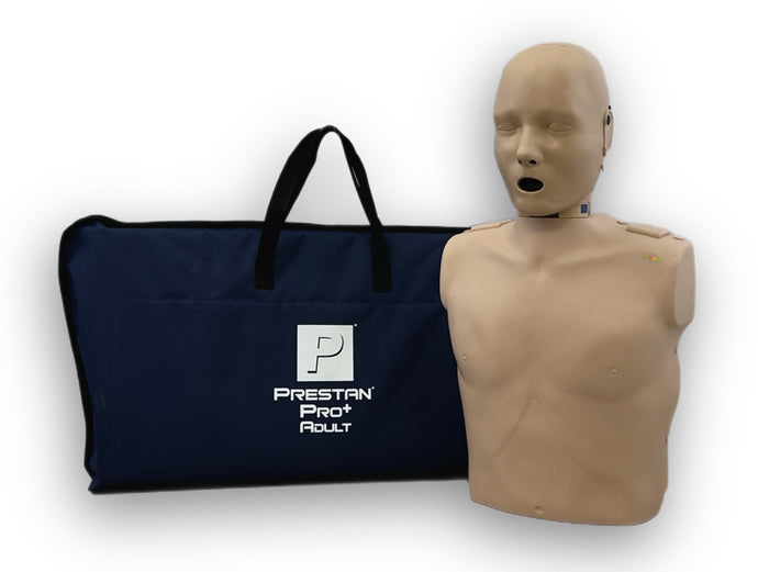 Prestan PRO+ Adult CPR Training Manikin Dark Skin with Rate Monitor [SKU: PR00029D]