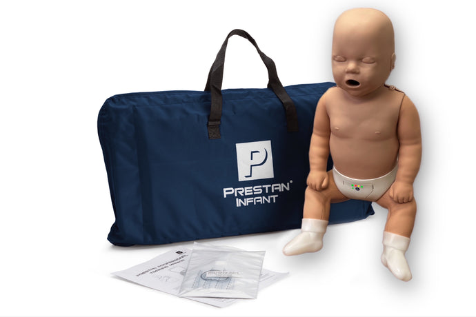 Prestan Professional Infant Manikin with CPR Feedback, (Dark Skin) [SKU: PR00021D]