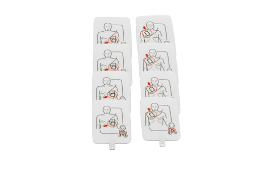 Prestan AED UltraTrainer Adult/Child Training Pad Set, 4-Pack  [SKU: PR00025]