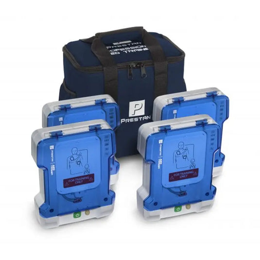 Prestan AED UltraTrainer met Engelse/Spaanse Talen, 4-Pack