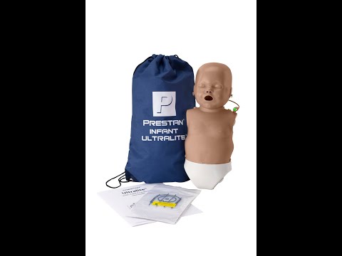 在画廊查看器中加载和播放视频，Prestan Infant Ultralite Manikin with CPR Feedback Diversity Kit, 4-Pack [SKU: PR00084]
