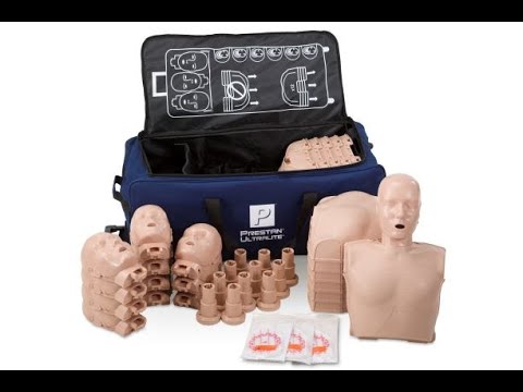 Prestan Ultralite Manikin without CPR Feedback, 12-Pack (Dark Skin) [SKU: PR00023D]