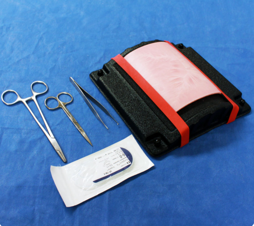 Skin Suturing Kit - LifeLike Double Layer Skin - Manipis na Dermis