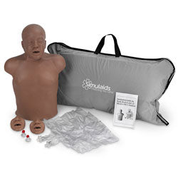 Paul African American CPR Manikin With Carry Bag With Kneeling Pads [SKU: 100-2803]