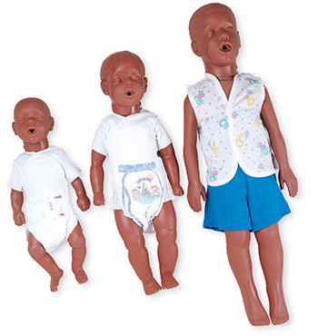 Kevin African American 6 To 9 Month Old CPR Manikin With Carry Bag [SKU: 100-2976B]