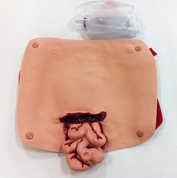Abdominal Wound With Protruding Intestines