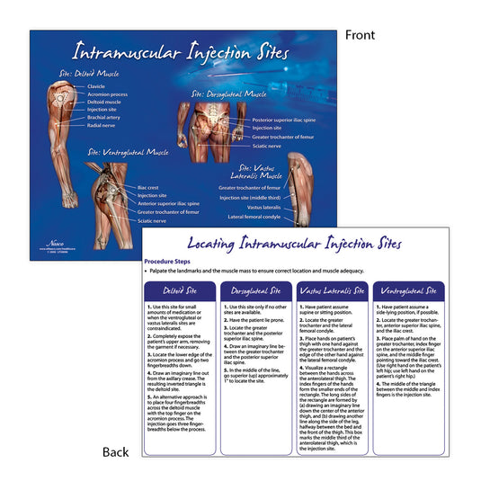 Intramuscular Injection Sites TearPad