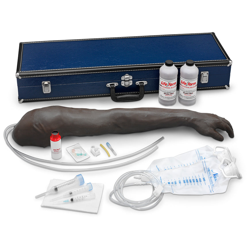 Advanced Venipuncture and Injection Arm - Dark [SKU: LF01126]