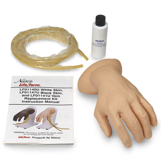 Life/form® Advanced IV Hand Replacement Skin and Veins - Light [SKU: LF01140]