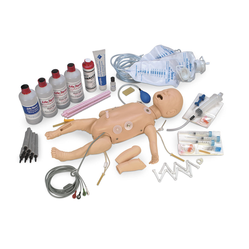 Life/form® Deluxe Complete Infant  CRiSis  Manikin with Interactive ECG Simulators [SKU: LF03718]