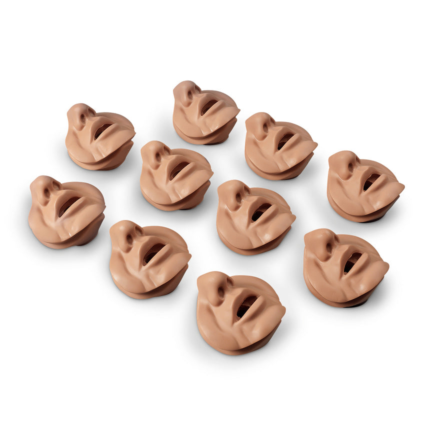 Mouth/Nose Pieces for Life/form® Bariatric CPR Manikin -  Light