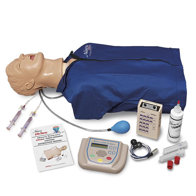 Load image into Gallery viewer, Life/form® Advanced &quot;Airway Larry&quot; Torso with Defibrillation Features, ECG Simulation, and AED Training [SKU: LF03969]
