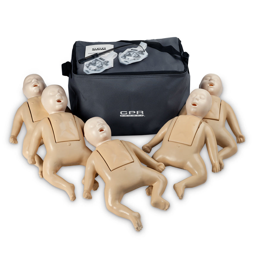 CPR Prompt® TPAK 50 Infant Training Pack - 5 Tan Manikins.   [LF06051]