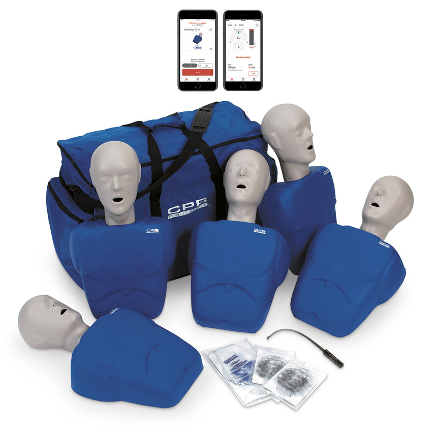 CPR Prompt® Plus 5-Pack powered by Heartisense® - Blue [SKU: LF06100 A]
