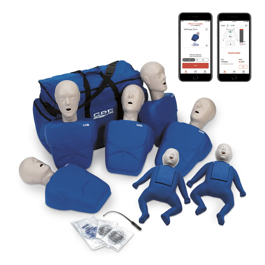 CPR Prompt® Plus Complete TPAK700 7-Pack powered by Heartisense® - Blue [SKU: LF06700 A]