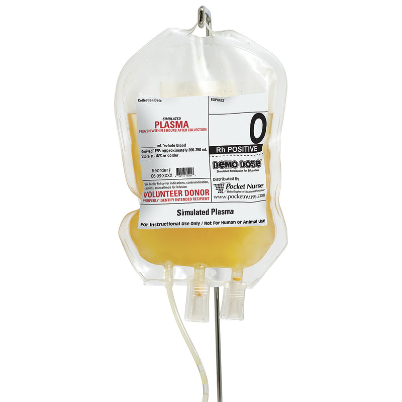 Tải hình ảnh vào trình xem Thư viện, Demo Dose® Huyết tương tươi đông lạnh mô phỏng (FFP) - AB Rh Negative [SKU: PN01020]
