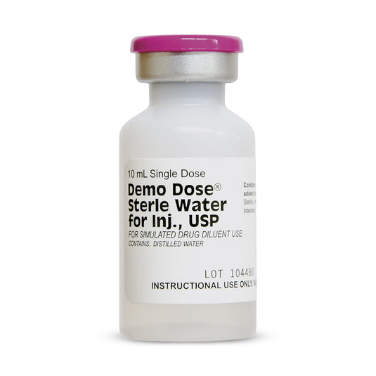 Demo Dose® Agua estéril para inyección - 10 ml [SKU: PN01044]