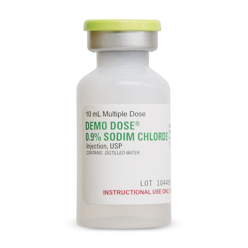 Demo Dose® 0.9% Sodim Chlorde Injection Bacteriostatic - 10 ml [SKU: PN01046]