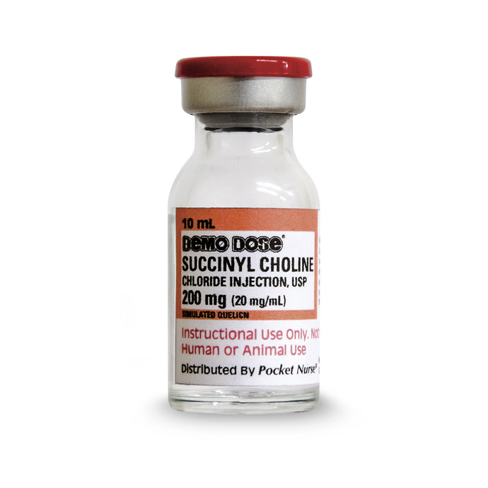 Demo Dose® Succinylcholin-Injektion – 10 ml [SKU: PN01062]