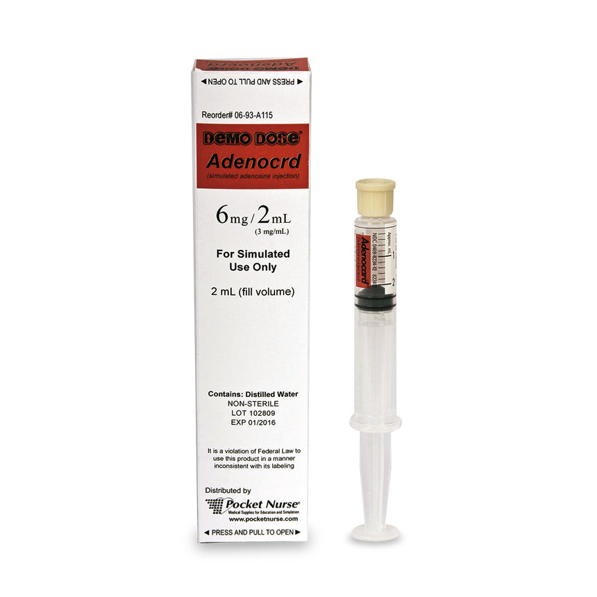 Demo Dose® Adenocrd - 6 mg/2 ml (3 mg/ml) – Nasco Healthcare