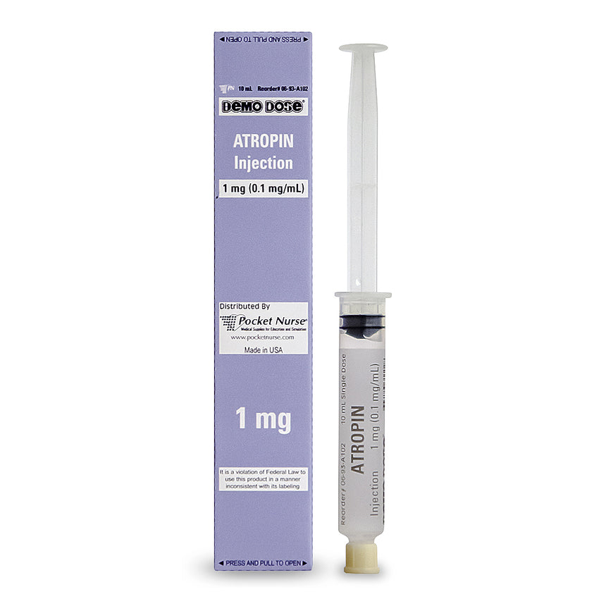 Demo Dose® Prefilled Syringe - Atropin (10 ml)