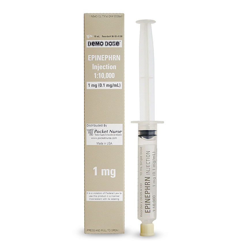 Demo Dose® Prefilled Syringe - Epinephrn (10 ml)