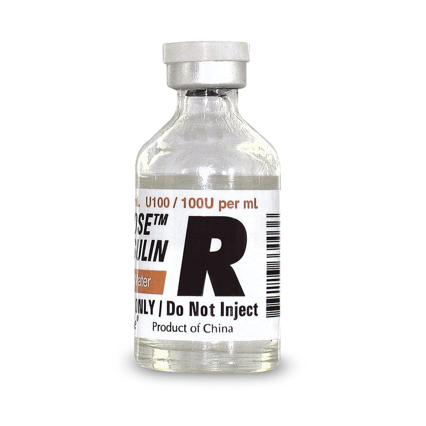 Insulin Rx Label Regular Insulin