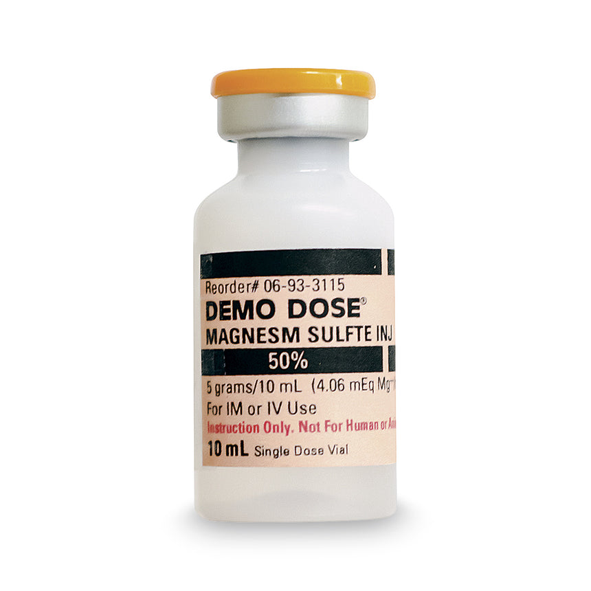 Demo Dose® Magnesm Sulfte Injection - 10 ml