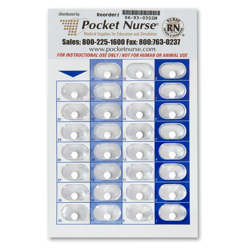 Demo Dose® Long-Term Care Medication Cards - Lasi, 20 mg