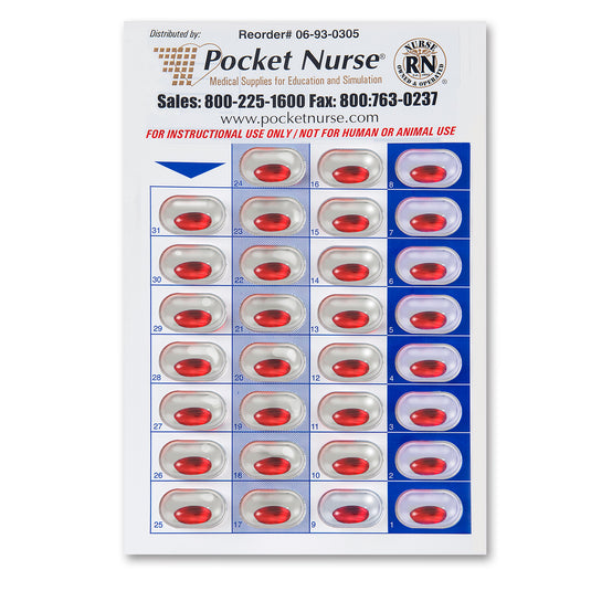 Demo Dose® Long-Term Care Medication Cards - Colace, 50 mg