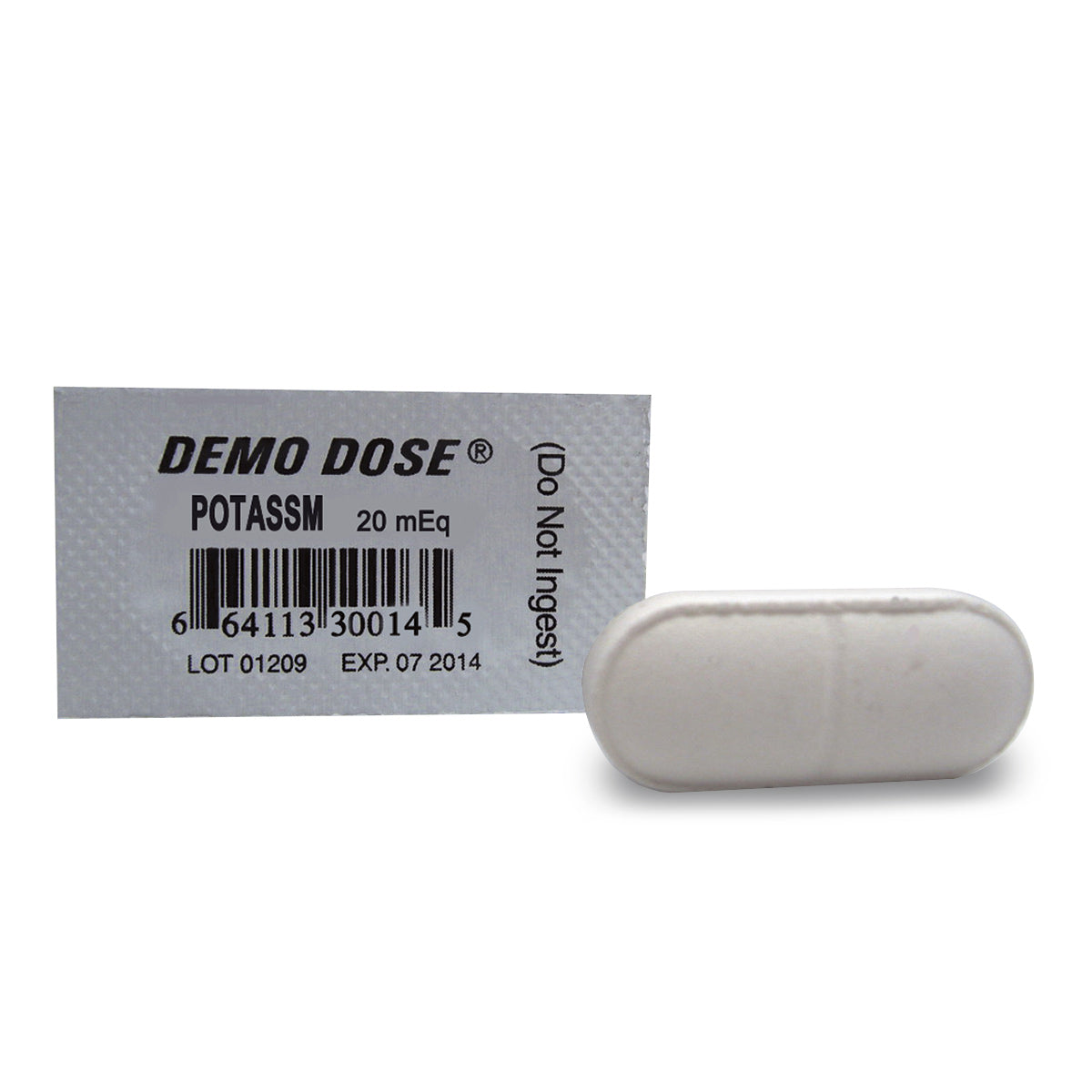 ยาทานแบบทดลองขนาดยา - โพแทสเซียม - 20 mEq – Nasco Healthcare