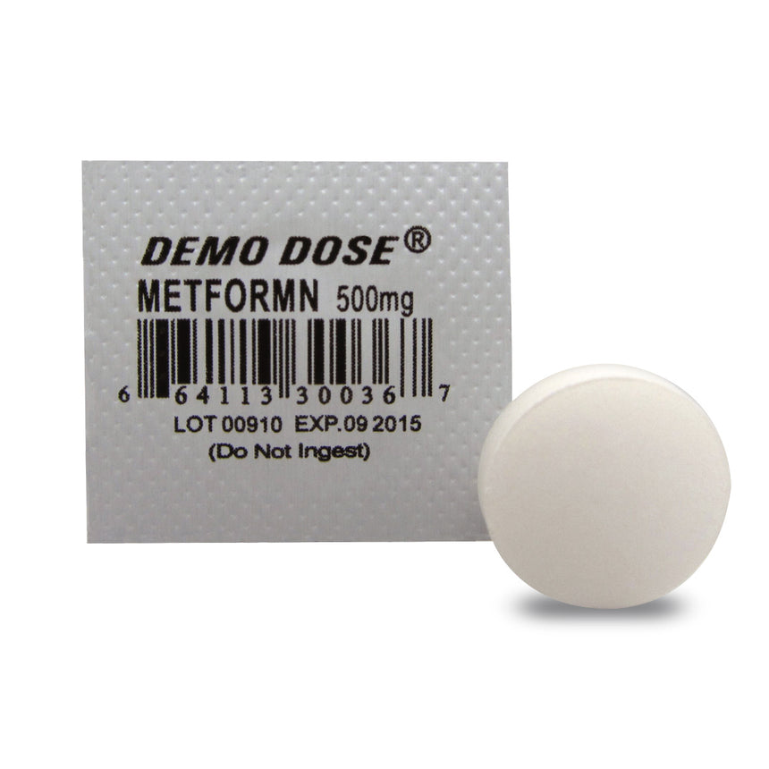 Demo Dose® Oral Medications - Metformn - 500 mg