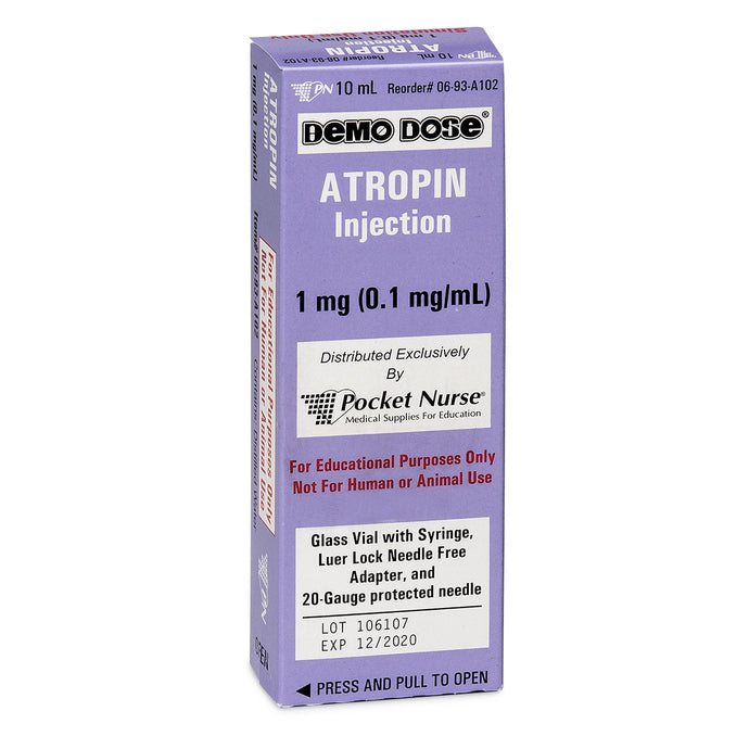 Demo Dose® 模拟紧急药物 - 阿托品 - 10 毫升