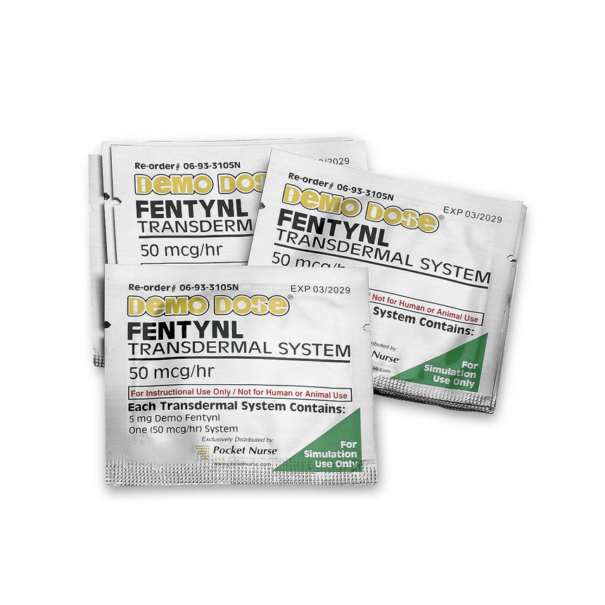 Demo Dose® Fentynl 50 mcg/hr Transdermal Patch System